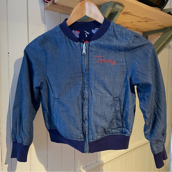 Tommy hilfiger kids cotton reversible jacket - Picture 2 of 8